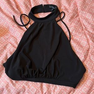 Halter open back top